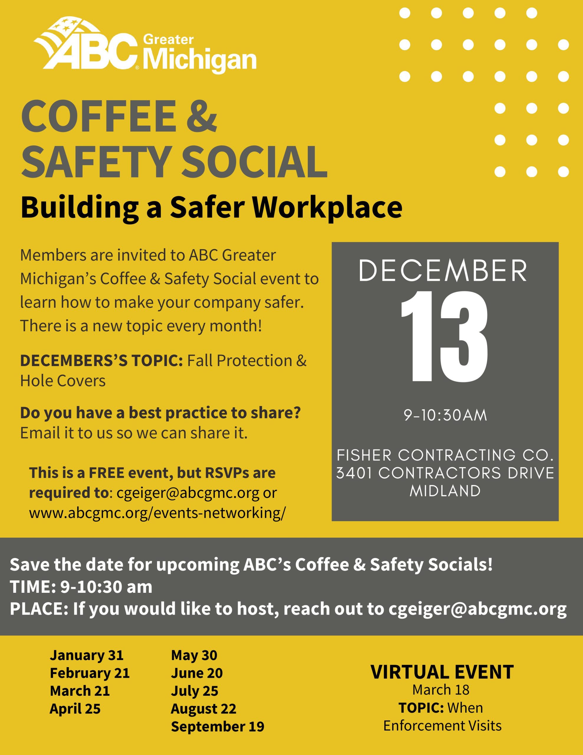 Coffee & Safety Social