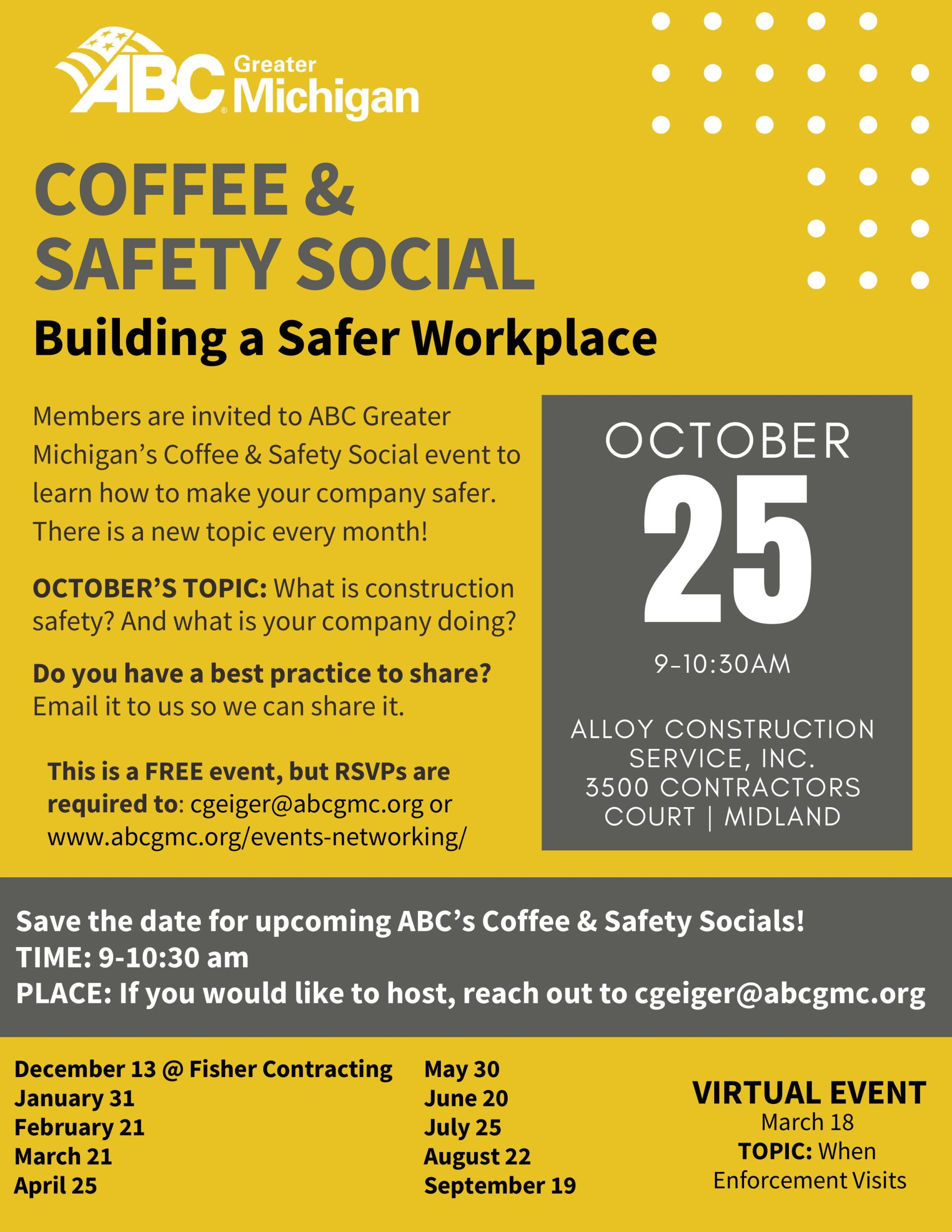 Coffee & Safety Social